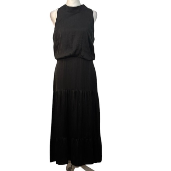 Sam Endelman Black Halter Tiered Maxi Dress- NWT- 8 - Picture 2 of 15